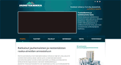 Desktop Screenshot of jauhetekniikka.fi