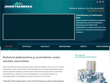 Tablet Screenshot of jauhetekniikka.fi